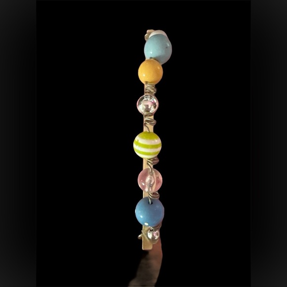 Dept 56 Sandra Magsamen Son Greatest Joy Beautiful Blessing Ceramic Sign Beaded - Picture 2 of 3